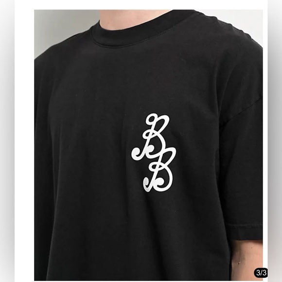 Bogey Boys Essential Black Men’s T-Shirt Midweight , size Large - Picture 7 of 8